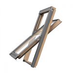 VELUX Konzern Dachfenster RoofLITE+ SLIM VENT | Holz | Dauerlüftung | 2-fach Verglasung