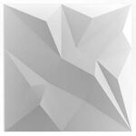 3D Wandpaneele aus Gips DENALI (72x72 cm)