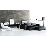 3D Wandpaneele aus Gips WAVE M (72x72 cm)