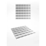 3D Wandpaneele aus Gips LUMI (72x72 cm)