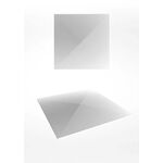 3D Wandpaneele aus Gips MOKO M (72x72 cm)
