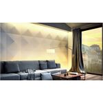 3D Wandpaneele aus Gips MOKO M (72x72 cm)