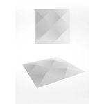 3D Wandpaneele aus Gips MOKO S (72x72 cm)