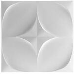 3D Wandpaneele aus Gips POLARIS (72x72 cm)