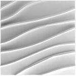 3D Wandpaneele aus Gips SOLANO (72x72 cm)
