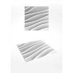 3D Wandpaneele aus Gips SOLANO (72x72 cm)
