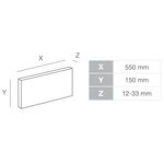 Ecke CALIFORNIA 1 : Karton = 6 Ecken a 15cm Höhe