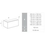Ecke VENEZIA 1 : Karton = 7 Ecken a 15.2cm Höhe