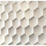 3D Wandpaneele aus Gips HEXAGON (62x72 cm)
