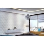 3D Wandpaneele aus Gips KARAT (72x72 cm)