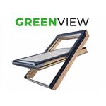 FAKRO Dachfenster FTP-V P50 APMX | GreenView | 3-fach Verglasung | Holz