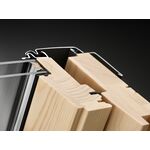 VELUX GZL-B 1051 | wooden, center pivot roof window, with 2-glass and bottom handle