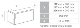 Stegu CRETA 01, Riemchen aus Gips für innen