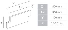 BIANCO, decorative natural stone for inside