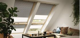 VELUX DFD Vorteils-Set » Verdunkelungsrollo & Plissee für VELUX Dachfenster