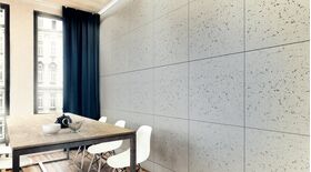 Betonoptik 3D Wandpaneele aus Gips INDUSTRIO