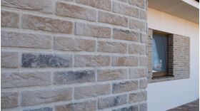 stegu CAMBRIDGE 2, Ziegelriemchen aus Beton für außen