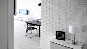Stegu LOFT PARMA 01, Ziegelriemchen für innen mit integrierte Fuge