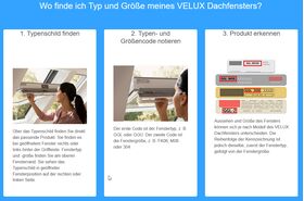 Wo finde ich Typ und Größe meines VELUX Dachfensters?