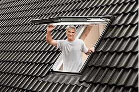 VELUX Dachfenster GNU 0064 | Klapp-Schwing | 3-fach Verglasung | Kunststoff