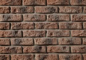 stegu RUSTIK 568, Ziegelriemchen aus Beton für außen