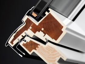 VELUX Kunststoff Dachfenster GLU 0064 mit 3-fach Verglasung