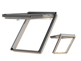 VELUX Dachfenster GNL 1064 | Klapp-Schwing | 3-fach Verglasung | Holz