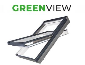 FAKRO Dachfenster PTP-V U41 ABMX | GreenView | 3-fach Verglasung | PVC