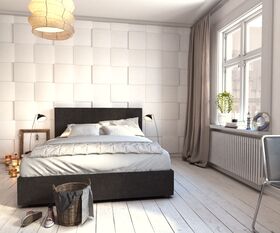 3D Wandpaneele aus Gips RUBIK (72x72 cm)