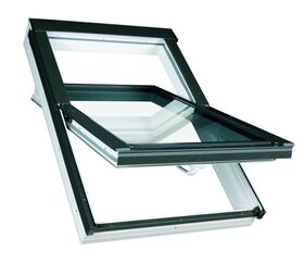 Kunststoff Dachfenster OptiLight PVC THERMO mit 2-fach Verglasung und regulierbarem Lüfter