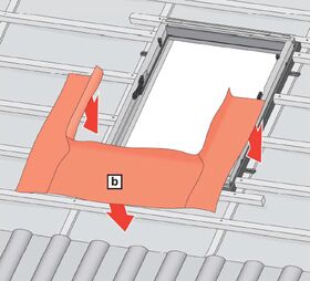 Dämm- und Anschluss-Paket für Dachfenster (Dachseite)