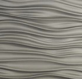 3D Wandpaneele aus Gips WAVE M (72x72 cm)