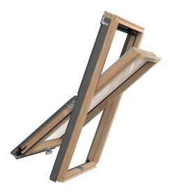 VELUX Konzern Dachfenster RoofLITE+ SLIM VENT | Holz | Dauerlüftung | 2-fach Verglasung