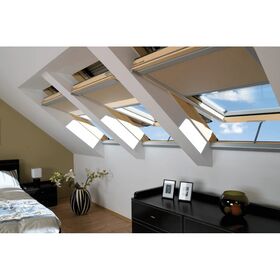 FAKRO ARF Z-WAVE | Elektro Verdunkelungsrollo für FAKRO Dachfenster ✓ Kompatibel mit ARON und OptiLight