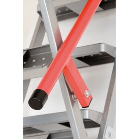 Bodentreppen FAKRO LML Lux, mehrteilige Bodentreppe aus Metall mit Gasdruckfeder