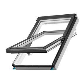 Kunststoff Dachfenster OptiLight PVC ENERGIE mit 3-fach Verglasung und regulierbarem Lüfter