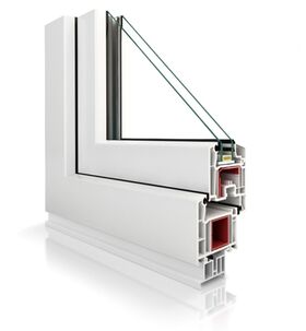 Fenster aus Kunststoff VEKA Perfectline VP70, 5-Kammern