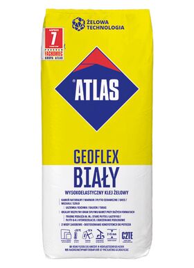Hochflexibler Gel-Kleber ATLAS GEOFLEX WEISS für Marmor, Naturstein, Glasmosaik und Glasbausteinen