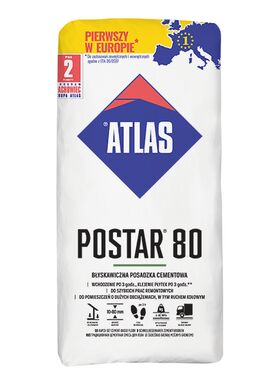 Atlas Postar 80, Schnellbegehbarer Zementestrich  (10-80 mm)