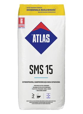 ATLAS SMS 15 Bodenausgleichsmasse 1-15 mm unter Fliesen, Beläge, Paneele und Parkette