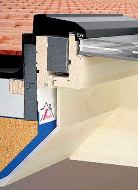 Dachfenster ROTO DESIGNO R79H ✓ Hoch-Schwing ✓ aus Holz ✓ mit Dämmblock
