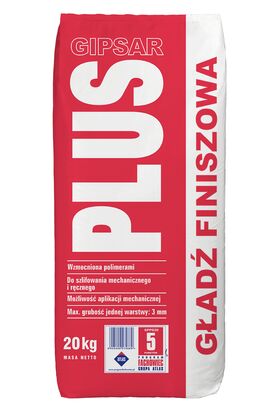 Atlas Gipsar Plus, Gipsfeinputz, Spachtelmasse mit erhöhter Härte (bis 3 mm)