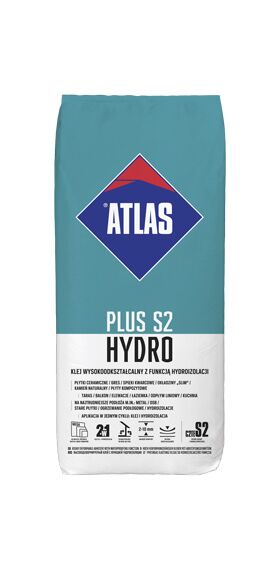 ATLAS PLUS S2 HYDRO - Hochflexibler Fliesenkleber mit Abdichtungsfunktion C2TE S2