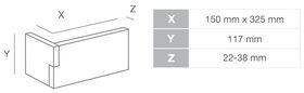 Stegu GRENADA 4, Verblender aus Beton für innen und außen