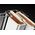 Kunststoff Dachfenster VELUX GLU-B 0064 mit unterem Handgriff und 3-fach Verglasung