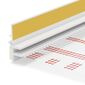 Anputzleiste PVC mit Gewebe und Schutzlippe 2,5m
